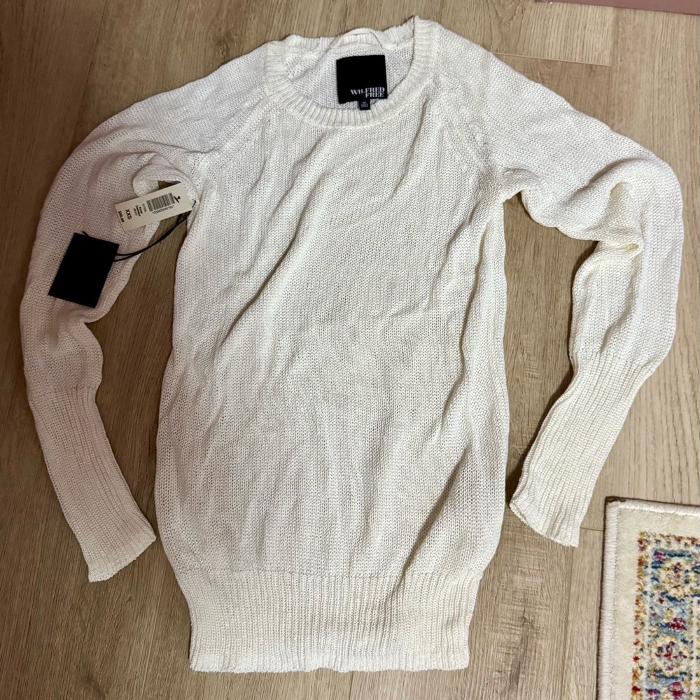 Women's Soft knit White Sweater